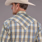 Stetson 2514 Cinnabar Plaid (Blue) - Men's Western Shirt