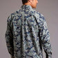 Stetson Deep Marine (Blue) - Men's Western Shirt