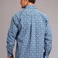 Stetson Royal Baroque (Blue) - Men's Western Shirt