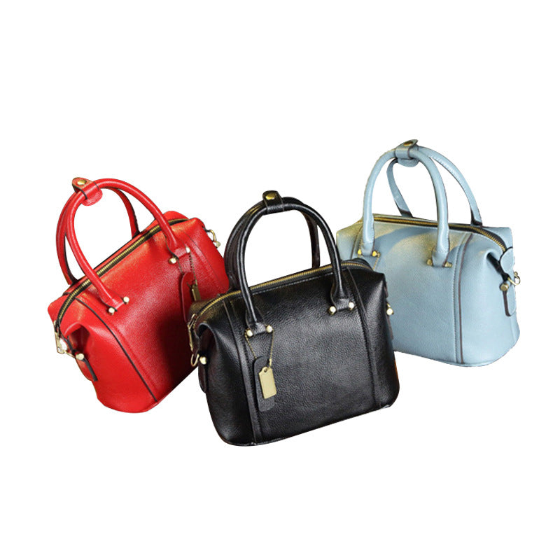 Women's French Boston Commuter Detachable Strap Two Crossbody Bags