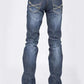 Stetson 1014 Fit Destructed (Dark Wash) - Men's Jeans