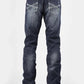 Stetson 1014 Fit Destructed (Medium Wash) - Men's Jeans