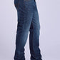 Stetson 1210 Straight Fit (Orange/Dark Wash) - Men's Jeans