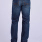 Stetson 1210 Straight Fit (Orange/Dark Wash) - Men's Jeans