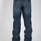 Stetson 1520 Straight Leg Fit V Pockets (Dark Wash) - Men's Jeans