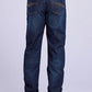 Stetson 1520 Straight Leg Fit Zig Zag Pockets (Dark Wash) - Men's Jeans