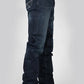 Stetson 1521 Fit Stretch (lavado oscuro) - Pantalones vaqueros de hombre
