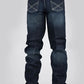 Stetson 1521 Fit Stretch (lavado oscuro) - Pantalones vaqueros de hombre