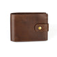 Men's Genuine Leather Crazy Horse Multiple Slots Men's Wallets