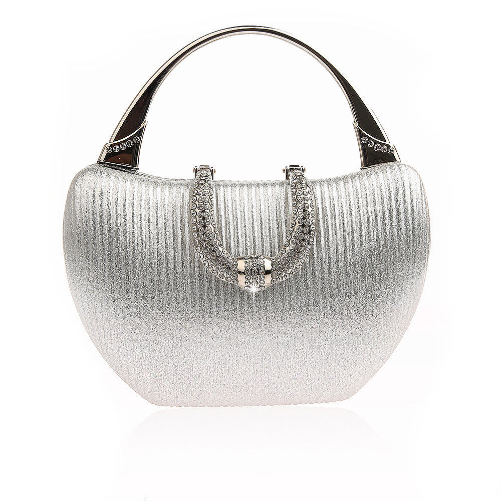 Women's Color Box Sequined Mobile Sweet Fashion Evening Bags
