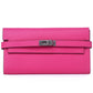 Women's Fashion Classic Lychee Pattern Cowhide Clutch Ladies Wallets