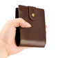 Men's Genuine Leather Crazy Horse Multiple Slots Men's Wallets
