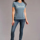 Stetson Vintage Script (Blue) - Women's Short Sleeve T-Shirt