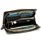 Men's Leather Long Large Capacity Multiple Slots First Men's Wallets
