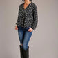 Stetson 1417 Southwestern Ditzy (Black) - Women's Blouse