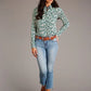 Stetson 1609 Floral Print (Green) - Women's Blouse
