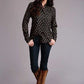 Stetson 00442 Horse Polkadot (Black) - Women's Blouse