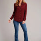Stetson 1770 Western Ditzy (Wine) - Women's Blouse
