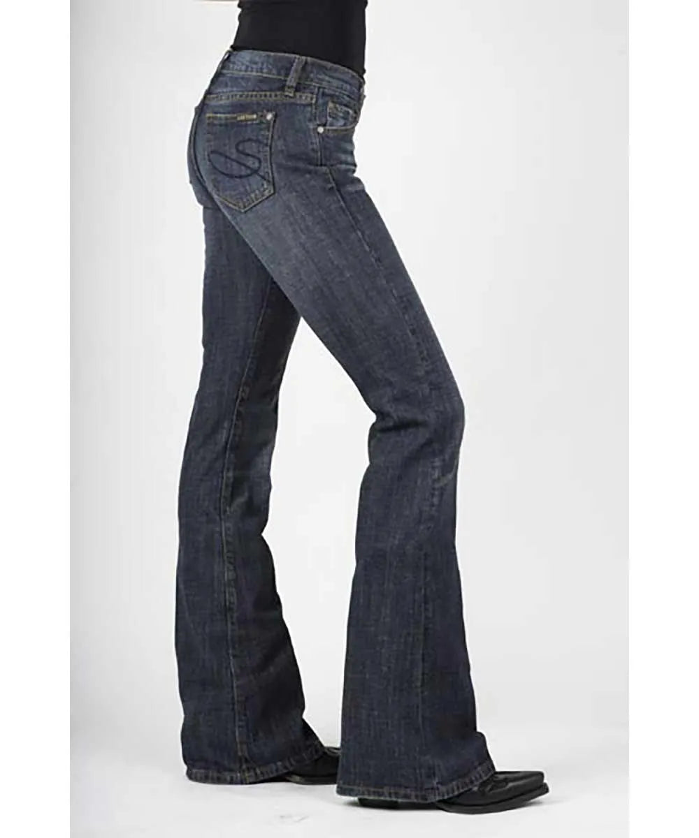 Vaqueros de corte de bota elástico clásico Stetson 816 - Para mujer
