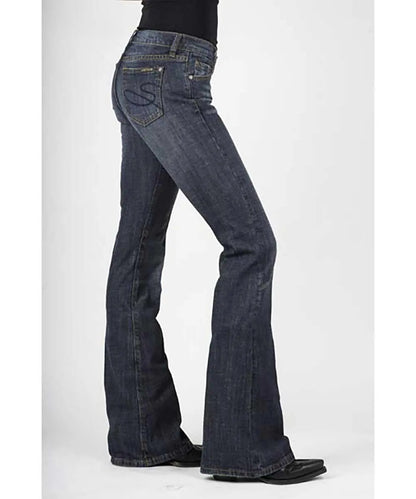 Vaqueros de corte de bota elástico clásico Stetson 816 - Para mujer