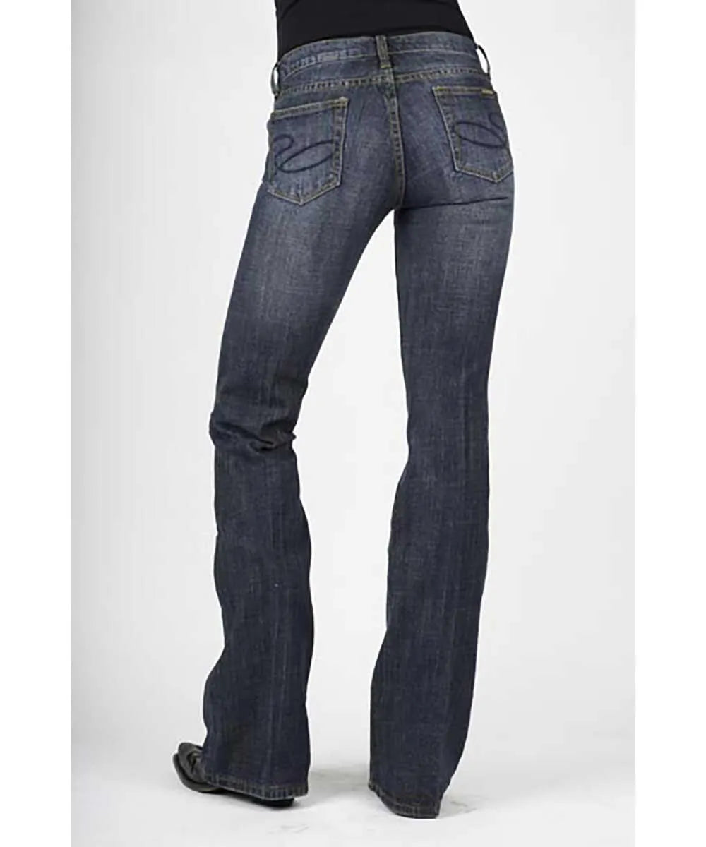 Vaqueros de corte de bota elástico clásico Stetson 816 - Para mujer