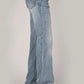 Stetson 214 Trouser Fit V Pocket (Light Wash) - Women's Jeans