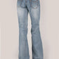 Stetson 214 Trouser Fit V Pocket (Light Wash) - Women's Jeans
