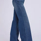 Stetson 751 de pierna ancha con bolsillos traseros ribeteados (mezclilla lavado medio) - Jeans de mujer