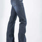 Stetson 816 Classic Boot Cut Zig Zag Pocket ( Denim Dark Wash )- Women's Jeans