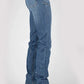 Stetson 915 High Rise Straight Fit Oversize Pockets (Medium Wash) - Women's Jeans