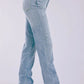 Stetson 915 High Rise Straight Fit (Light Wash) - Women's Jeans
