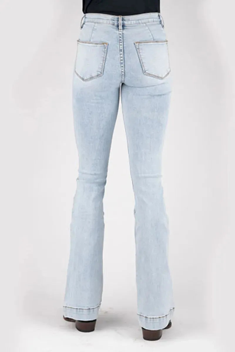 Stetson 921 Flare de cintura alta (Acabado Acid Wash) - Jeans para mujer