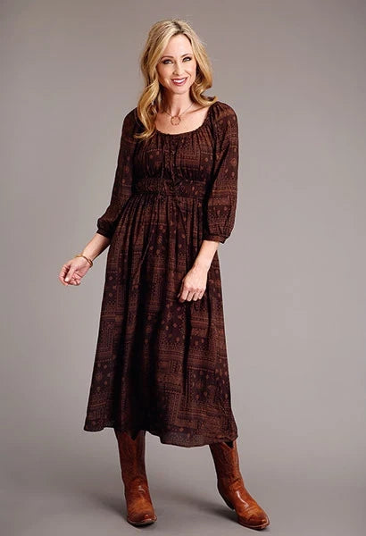 Stetson 1860 Patchwork Bandana (Brown) - Women's Dress