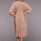 Stetson Sunset Floral Dress (Pink) - Women's Long Dress