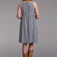 Stetson 00255 Gingham (Navy) - Women's Tank Dress