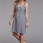 Stetson 00255 Gingham (Navy) - Women's Tank Dress