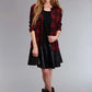 Stetson Solid Lamb (Black) - Women's Leather Skirt