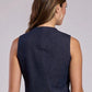 Stetson Embroidered Dark Rinse Denim - Women's Vest
