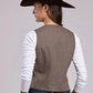 Stetson Herringbone Tweed - Women's Wool Vest
