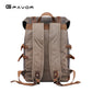 Men's Oil Wax Canvas Crazy Horse Leather Backpacks