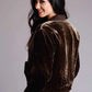 Stetson Quilted Velvet (Brown) - Women's Bomber Jacket