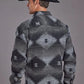 Stetson Aztec Flannel (Black) - Men's Wool Jacket