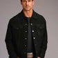 Stetson Novelty Solid Distressed (Black) - Men's Leather Jacket