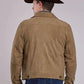 Stetson Novelty Solid "Denim" (Tan) - Men's Suede Jacket