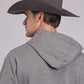 Stetson Oval Logo (Grey) - Men's Hoodie Sweatshirt
