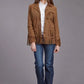 Stetson Fringed Straight Front (Brown) - Women's Lamb Suede Jacket