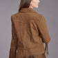 Stetson Fringed Straight Front (Brown) - Women's Lamb Suede Jacket