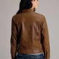 Stetson Jean Style (Brown) - Women's Leather Jacket