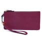 Women's First Layer Cowhide Clutch Leather Zipper Ladies Wallets