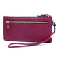 Women's First Layer Cowhide Clutch Leather Zipper Ladies Wallets